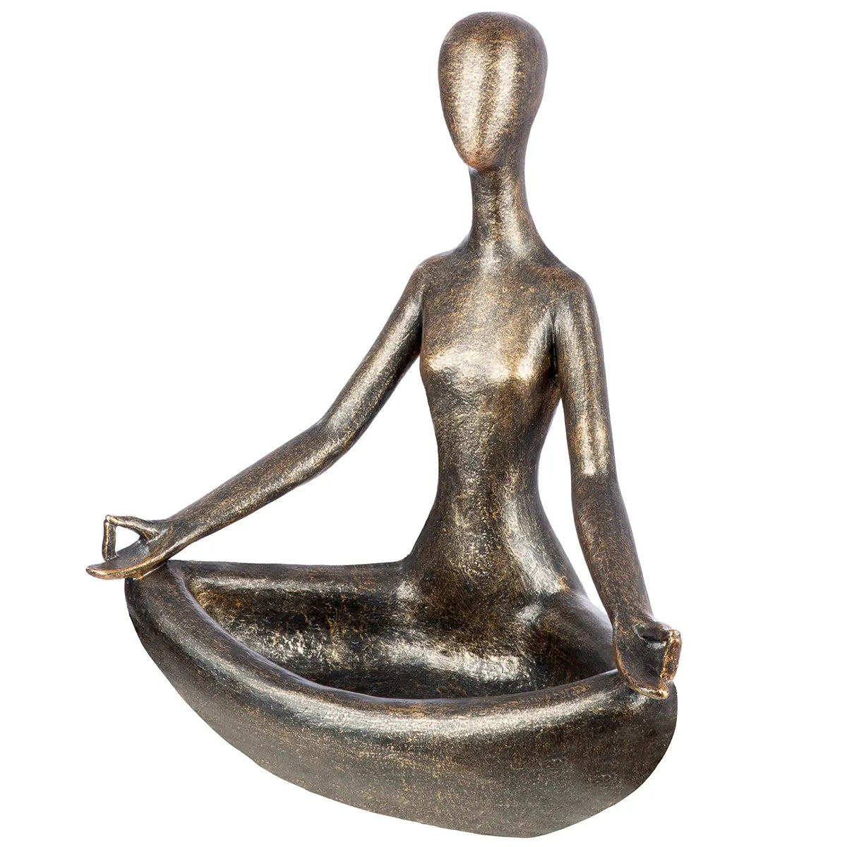 Skulptur – Antike Bronze, Wetterfeste Oberfläche, Ruhige Ausstrahlung - Relaxing | Gilde