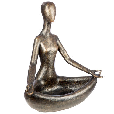 Skulptur – Antike Bronze, Wetterfeste Oberfläche, Ruhige Ausstrahlung - Relaxing | Gilde