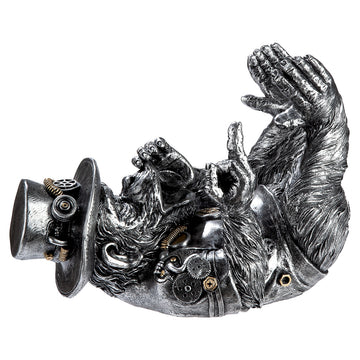 Flaschenhalter – Steampunk Stil, Kunstharz Material, Antik Finish - Steampunk Monkey | Gilde