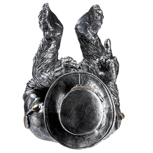 Flaschenhalter – Steampunk Stil, Kunstharz Material, Antik Finish - Steampunk Monkey | Gilde