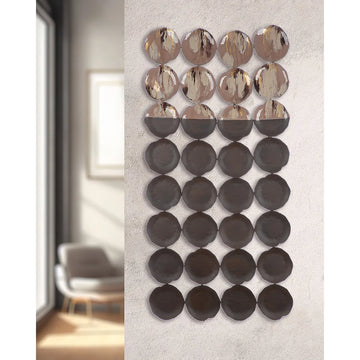 Wandrelief – Eisen Material, Glänzende Oberfläche, Mattes Finish - Tinnum | Gilde