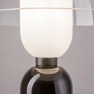 Tischleuchte – Schwarzes Metall, Keramik und Glas, 1× E14 Fassung, 40 W Leistung, Ø30 cm - Memory | Maytoni