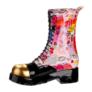 Spardose – Kunstharz Material, Stiefel Design, Mehrfarbige Optik - Ooh Lala | Gilde