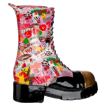 Spardose – Kunstharz Material, Stiefel Design, Mehrfarbige Optik - Ooh Lala | Gilde