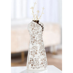 Vase – Keramik Material, Kleid Design, Blumen Motiv - Sakura | Gilde