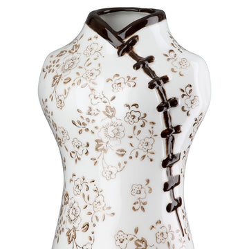 Vase – Keramik Material, Kleid Design, Blumen Motiv - Sakura | Gilde
