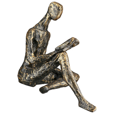 Skulptur – Kunstharz Material, Buch Motiv, Antik Finish - Reading | Gilde