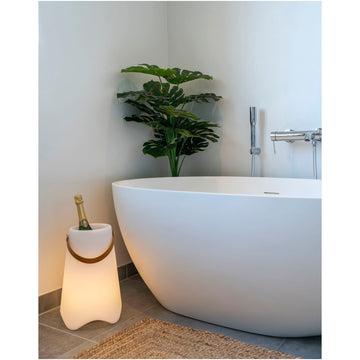 Wine Cooler - LED illuminated, portable with carrying strap, rechargeable - Bristol | House Nordic