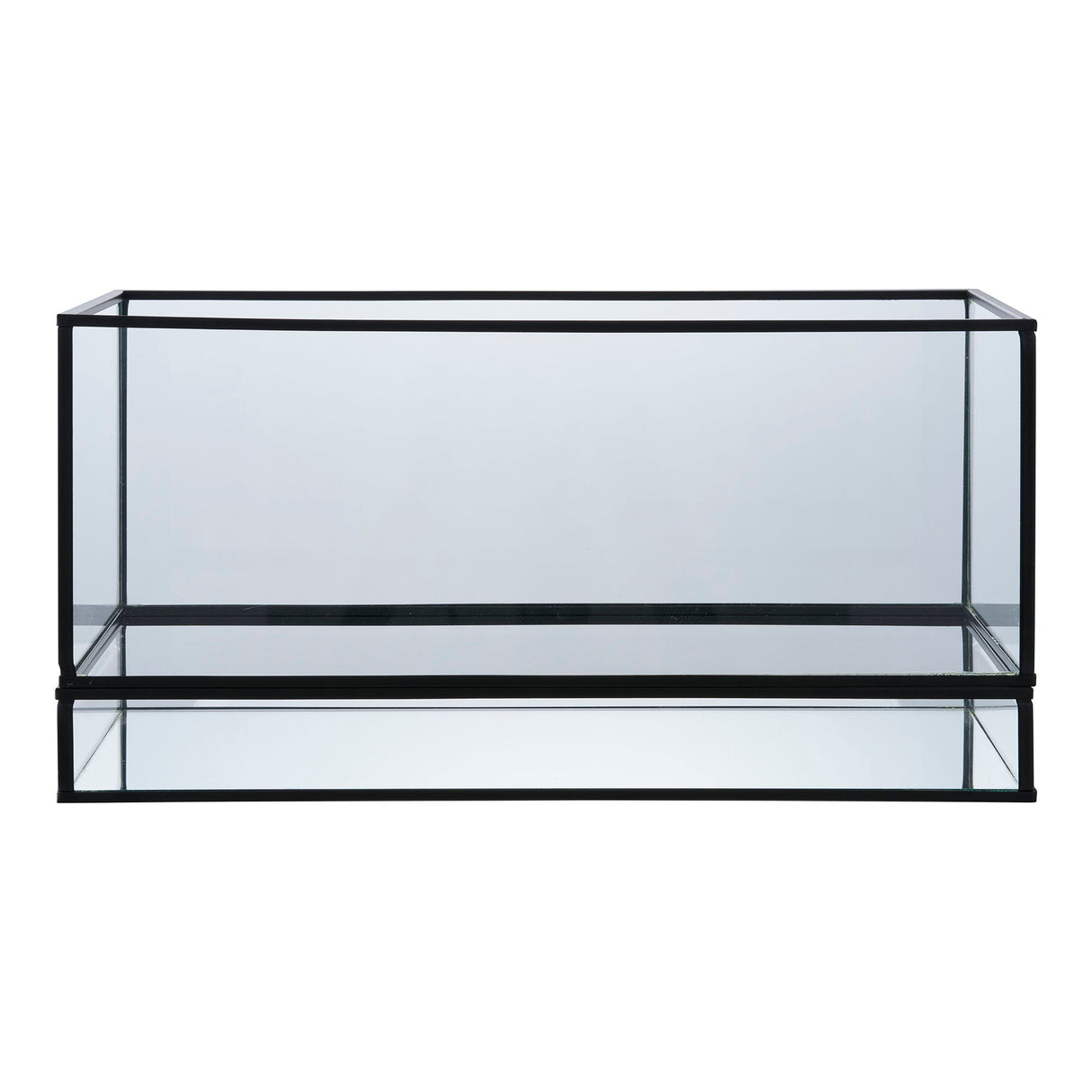 Candle Holder - Glass Metal, Clean Lines, Hurricane Shape, Elegant Appearance - Hurricane | House Nordic