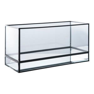 Candle Holder - Glass Metal, Clean Lines, Hurricane Shape, Elegant Appearance - Hurricane | House Nordic