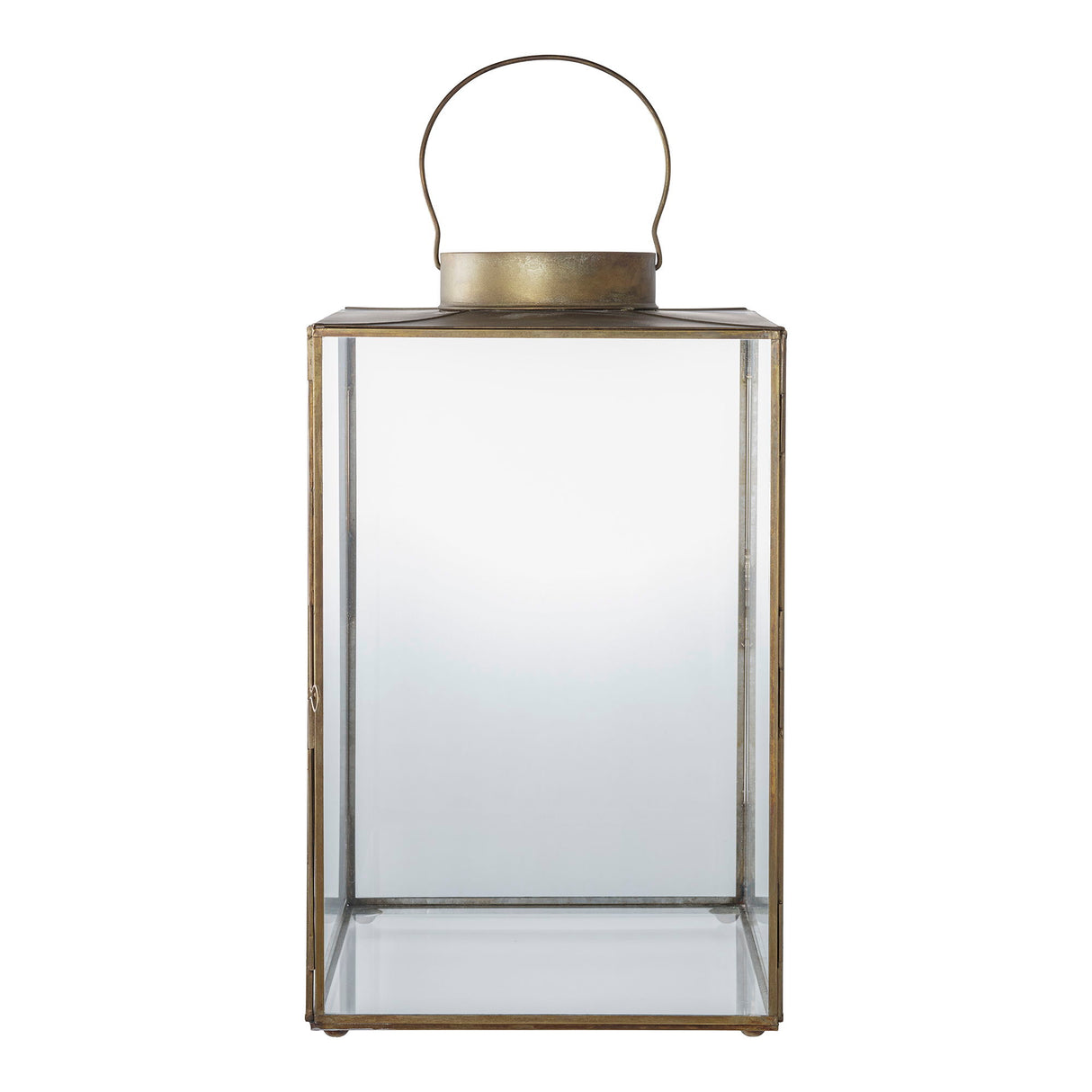 Lantern – Metal & Glass, elegant brass look, atmospheric lighting effect – Mohali | House Nordic