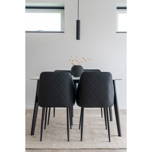 Pendelleuchte – Schwarzes Metall, Schlankes Design, 28 cm Höhe - Paris | House Nordic