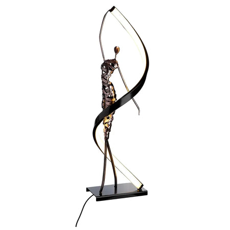 Tischleuchte – Frauenform, Luxuriöse Ausstrahlung, Berührungsschalter, 60 cm - Essence | Gilde image
