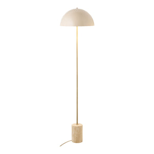 Floor Lamp Marble and Metal Mix Beige Finish Modern Scandinavian Design – Sheffield | House Nordic