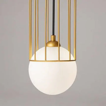 Pendant light with a gold-colored metal base and crystal balls in a luxurious design – Brooklyn | Maytoni