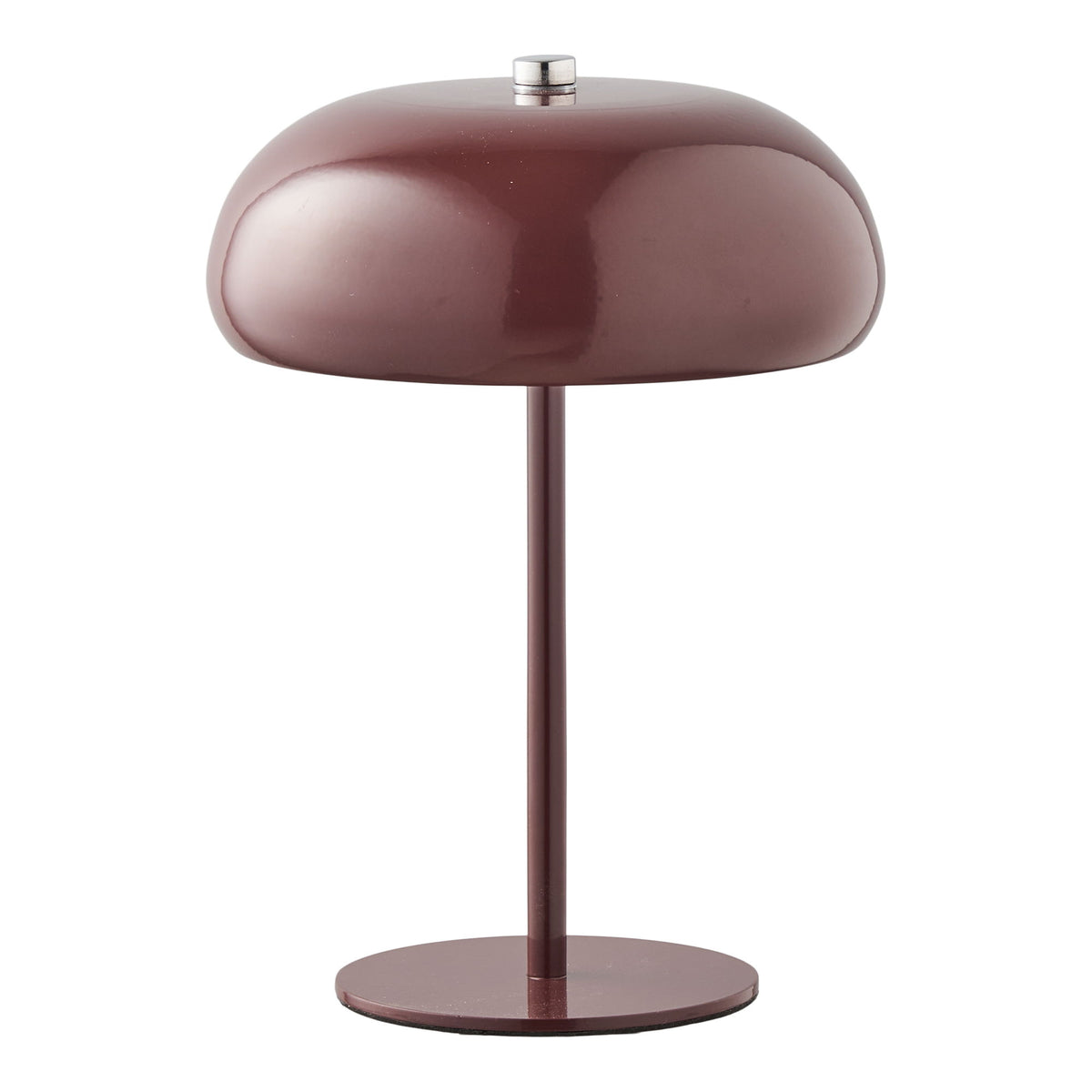 Table Lamp - Rechargeable Function, Metal Casing, Bordeaux Shade - Margate | House Nordic