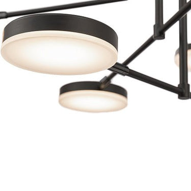 Pendelleuchte mit Mattschwarzem Aluminiumrahmen & Integrierter LED – Fad | Maytoni - Esszett Luxury | Stilvolles Wohnen mit Charakter