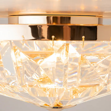 Ceiling lamp Gold Crystal Facets 4× E14 – Facet | Maytoni