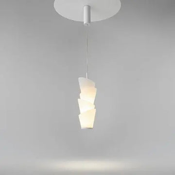 Pendant Lamp White Metal Opal Glass Diffuser Simple Modern – Seoul | Maytoni