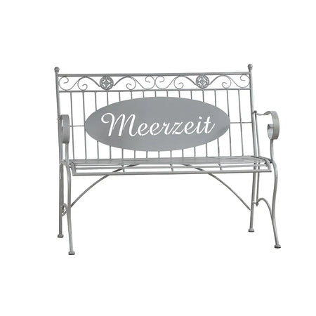 Bank – Zeitlose Eleganz, Maritimes Design, Exklusive Metalloptik, 91 cm - Meerzeit | Gilde image