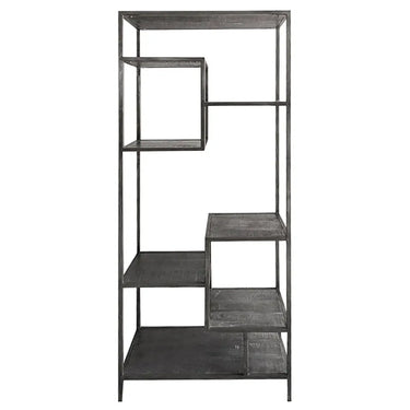 Regal – Architektonische Form, Markante Präsenz, Industrielle Ästhetik, 205 cm - Nero | Gilde