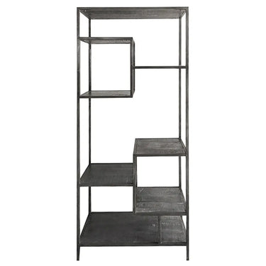 Regal – Architektonische Form, Markante Präsenz, Industrielle Ästhetik, 205 cm - Nero | Gilde