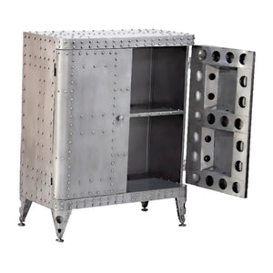 Sideboard – Markante Metalloptik, Industrielle Ästhetik, Charakterstarkes Design, 114 cm - Aviation | Gilde