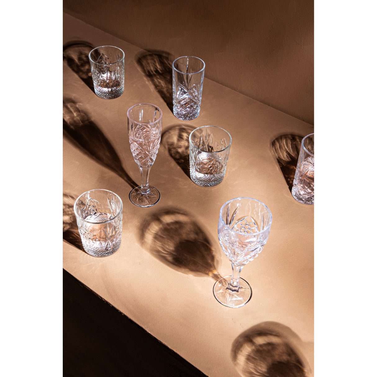Longdrinkglas – Zylindrische Form, Glas Material, Klare Optik – Glass Crystal | PTMD