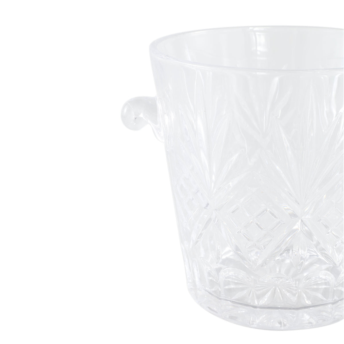 Eiskübel – Runde Form, Glas Material, Klare Optik – Glass Crystal | PTMD
