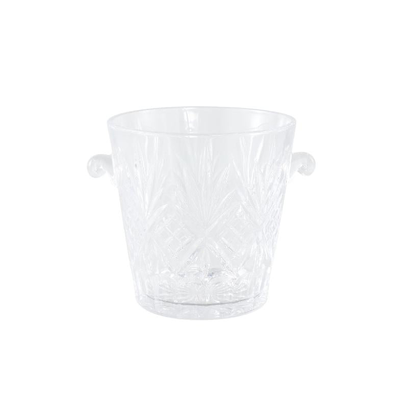 Eiskübel – Runde Form, Glas Material, Klare Optik – Glass Crystal | PTMD