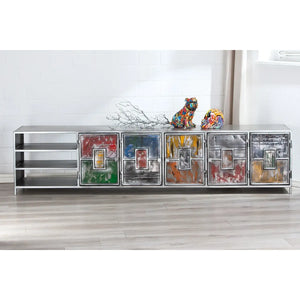 Schrank – Individuelle Farbgestaltung, Markante Metalloptik, Unikat-Charakter, 46 cm - PopArt | Gilde