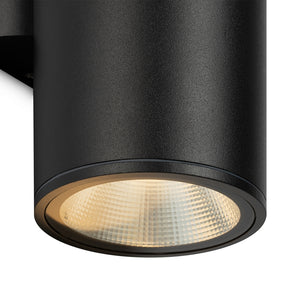Wandleuchte – Graphitfarbenes Metall mit Glas, 24 W LED, Warmweiß, 1100 lm - Shim | Maytoni