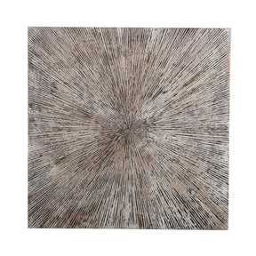 Wandpaneel aus MDF - Holz mit gerippter Struktur & quadratischem Design S – Zapp | PTMD - Esszett Luxury | Stilvolles Wohnen mit Charakter