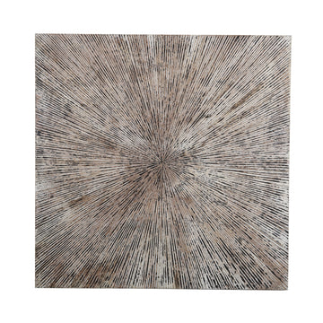 Wandpaneel aus MDF - Holz mit gerippter Struktur & quadratischem Design S – Zapp | PTMD - Esszett Luxury | Stilvolles Wohnen mit Charakter