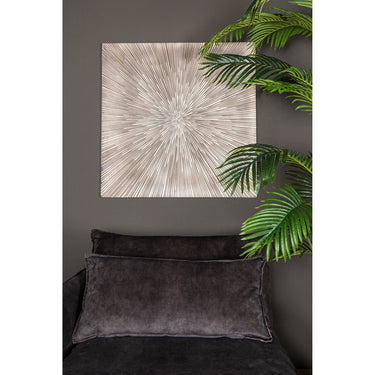 Wandpaneel aus MDF - Holz mit gerippter Struktur & quadratischem Design L – Zapp | PTMD - Esszett Luxury | Stilvolles Wohnen mit Charakter