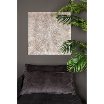 Wandpaneel aus MDF - Holz mit gerippter Struktur & quadratischem Design L – Zapp | PTMD - Esszett Luxury | Stilvolles Wohnen mit Charakter
