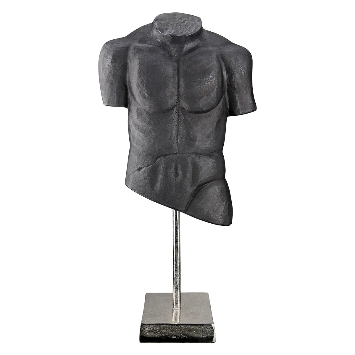 Skulptur – Torso Design, Anatomische Form, Aufgeraute Oberfläche, 55 cm - Torso | Gilde