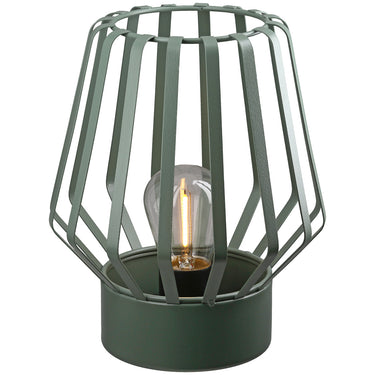 LED-Windlicht – Offene Lamellenstruktur, Käfig Design, Timer Funktion - Pavone | Gilde