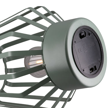 LED-Windlicht – Offene Lamellenstruktur, Käfig Design, Timer Funktion - Pavone | Gilde