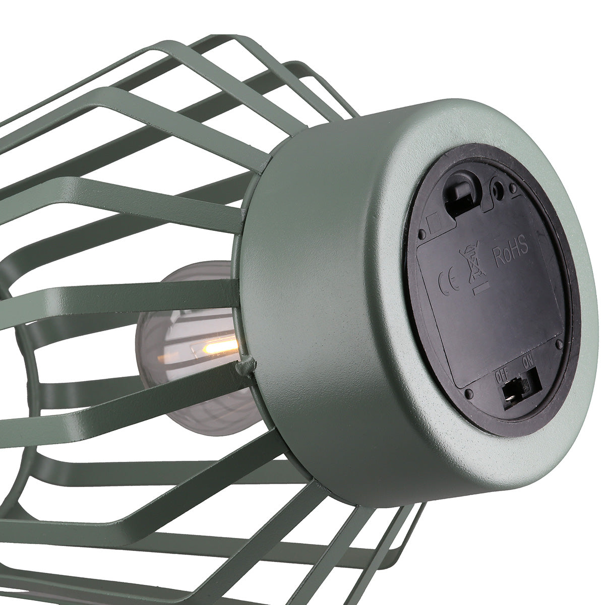 LED-Windlicht – Offene Lamellenstruktur, Käfig Design, Timer Funktion - Pavone | Gilde