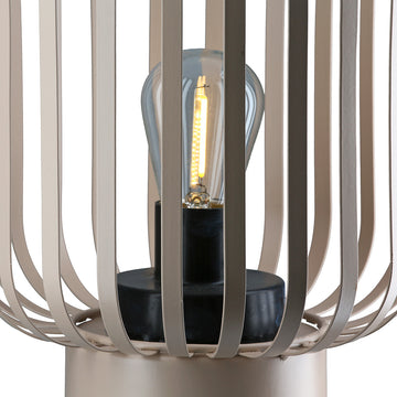 LED-Windlicht – Offene Lamellenstruktur, Zylindrische Form, Timer Funktion - Pavone | Gilde