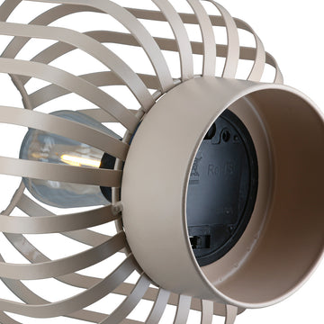 LED-Windlicht – Offene Lamellenstruktur, Zylindrische Form, Timer Funktion - Pavone | Gilde