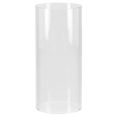 Windlicht – Mattes Metall, Glas Einsatz, Graue Oberfläche, 29cm Höhe - Scola | Gilde