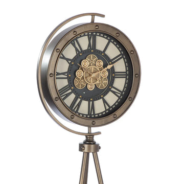 Standuhr – Kupferne Antikoptik, Metallfinish, Schwarze Akzente, 163 cm - Heritage | Gilde