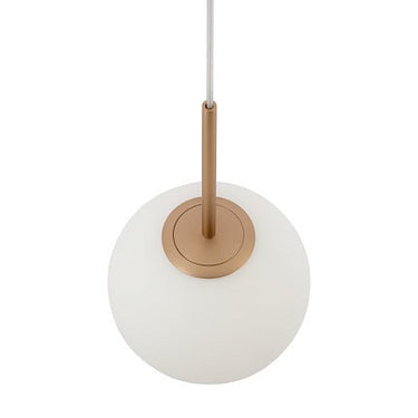 Pendelleuchte Modern Goldfarbenes Metall Mattweißes Glas LED 40 W – Basic Form | Maytoni - Esszett Luxury | Stilvolles Wohnen mit Charakter