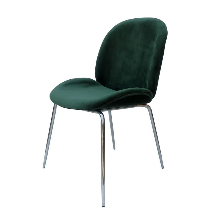 Stuhl Gestepptes Rücken - Design Samtbezug Messing - Gestell – Charlize 110 | Kayoom - Esszett Luxury | Stilvolles Wohnen mit Charakter