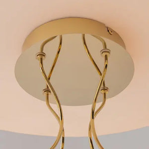Deckenleuchte – Gold Finish, Edelstahlgehäuse, 72 W Leistung, 25 cm Höhe, 360° Licht - Tessara | Maytoni