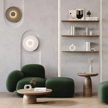 Wall light grey, metal frame, integrated 5W LED 2700K, modern – Nami | Maytoni