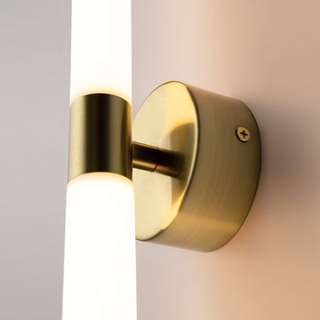 Wandleuchte Gold Aluminium, matter weißer Diffusor, 16 W LED 3000 K – Axis | Maytoni - Esszett Luxury | Stilvolles Wohnen mit Charakter