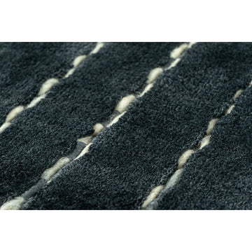 Teppich – Anthrazit Multi Farbe, Flachgewebe, Streifen-Design, 170 cm - Prime 110 | Kayoom